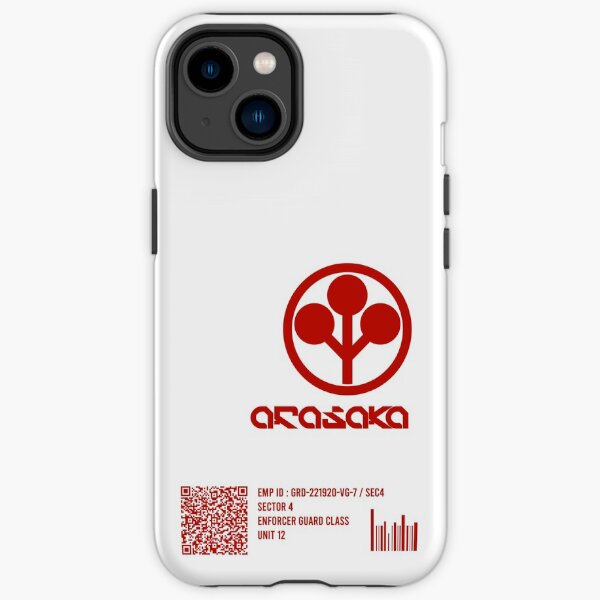 Cyberpunk Arasaka White iPhone Tough Case