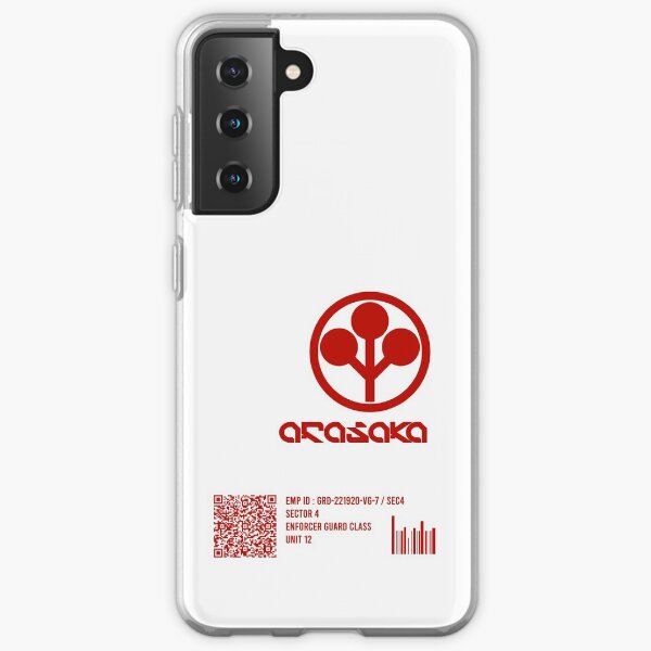 Cyberpunk Arasaka White Samsung Galaxy Soft Case