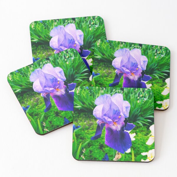 Item preview, Violet iris in blossom, natural perfection  designed and sold by helenkaiy.