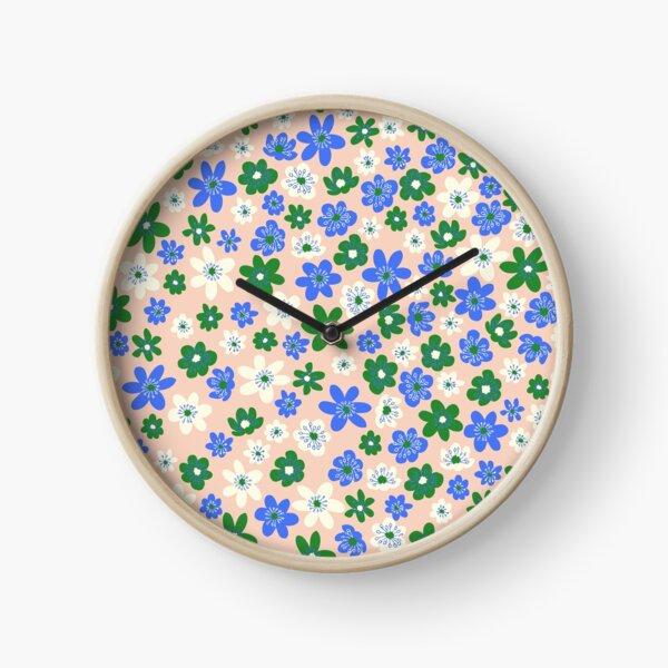 Happy Hepatica Flower Clock