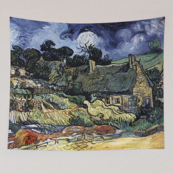 Item preview, Thatched Cottage in Cordeville June 1890, Auvers-sur-Oise designed and sold by neteor.