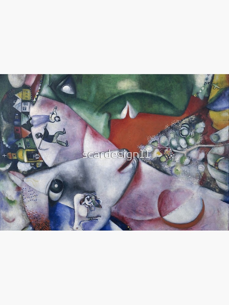 Marc Chagall - I and the Village  by scardesign11