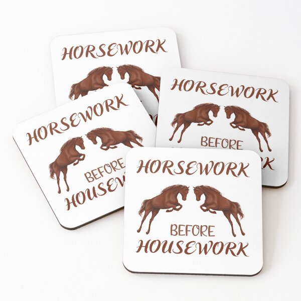 Item preview, Horsework before Housework designed and sold by ToniaKroeger.