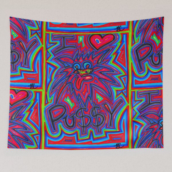 Item preview, I LOVE PUSSY CAT designed and sold by Michael Boulatsakos.