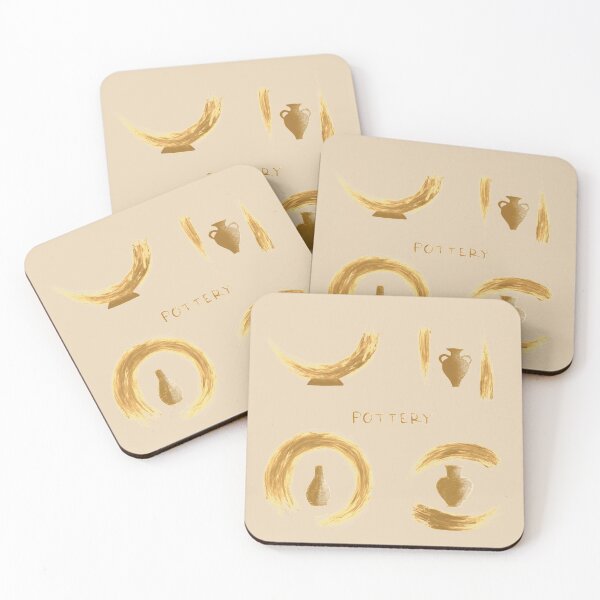 Item preview,  greek pots tile  designed and sold by purumArt.