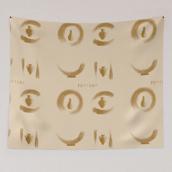 Item preview,  greek pots tile  designed and sold by purumArt.