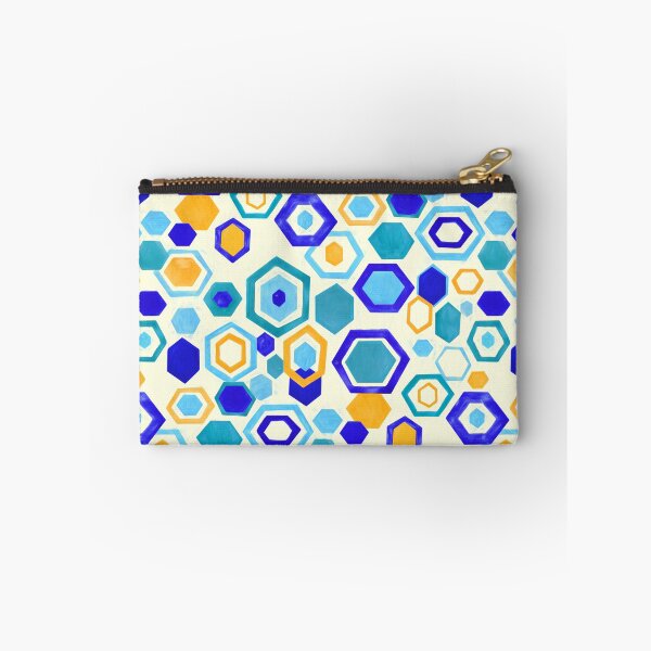 Item preview, Scattered Gouache Hexagons - Cream designed and sold by TigaTiga.