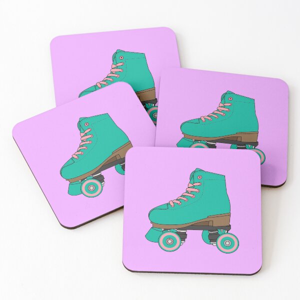 Item preview, Turquoise Roller Skate Shoes designed and sold by 1604techni.