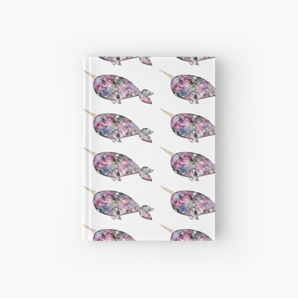 Galaxy Narwhal Hardcover Journal