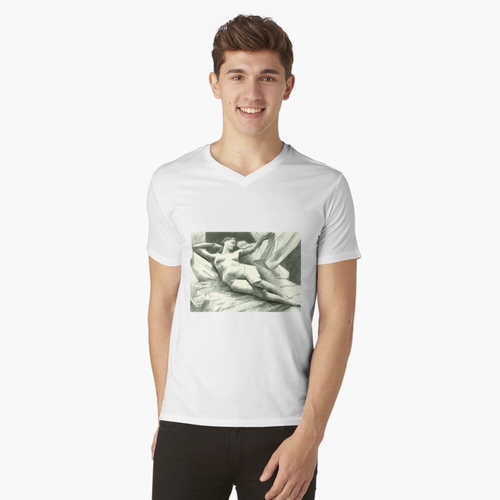 Item preview, V-Neck T-Shirt designed and sold by CorneAkkers.
