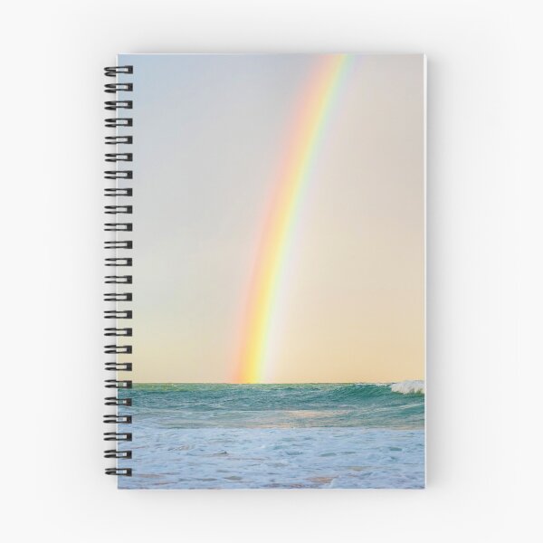 Item preview, Rainbow on the Ocean Deep Blue Waves Landscape designed and sold by WichitaClothing.