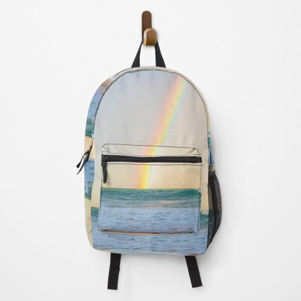 Item preview, Rainbow on the Ocean Deep Blue Waves Landscape designed and sold by WichitaClothing.