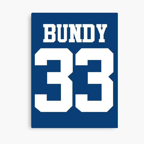 Al Bundy Polk High Jersey (Back Print) Canvas Print