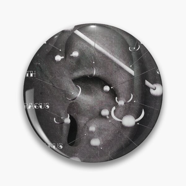 Item preview, Green Grunge Ear Piercing Chart designed and sold by Jarrod Vandenberg.