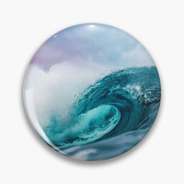 Item preview, Deep Blue Ocean Wave Breaking Surfing Water Landscape designed and sold by WichitaClothing.