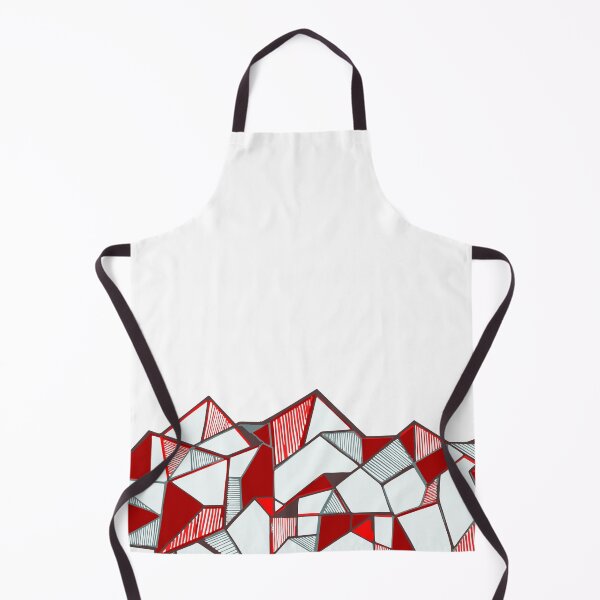 Item preview, Geometric cool and modern red triangles designed and sold by Carolina Salazar.