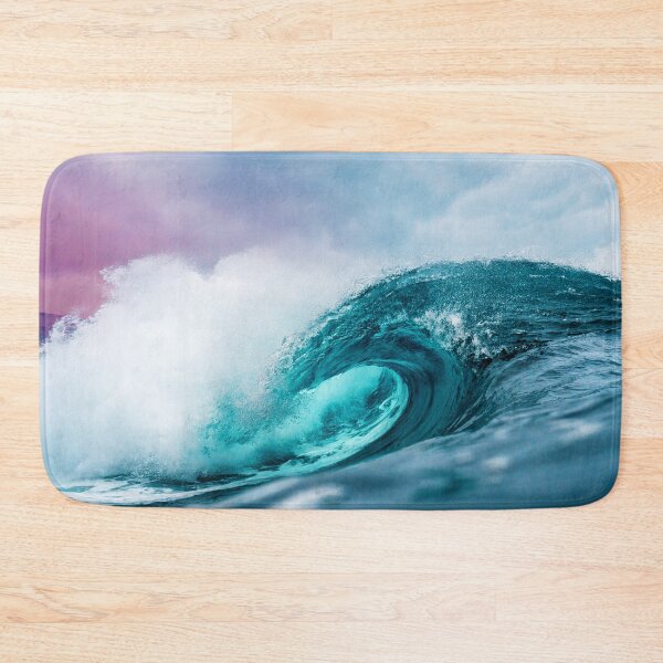 Item preview, Deep Blue Ocean Wave Breaking Surfing Water Landscape designed and sold by WichitaClothing.