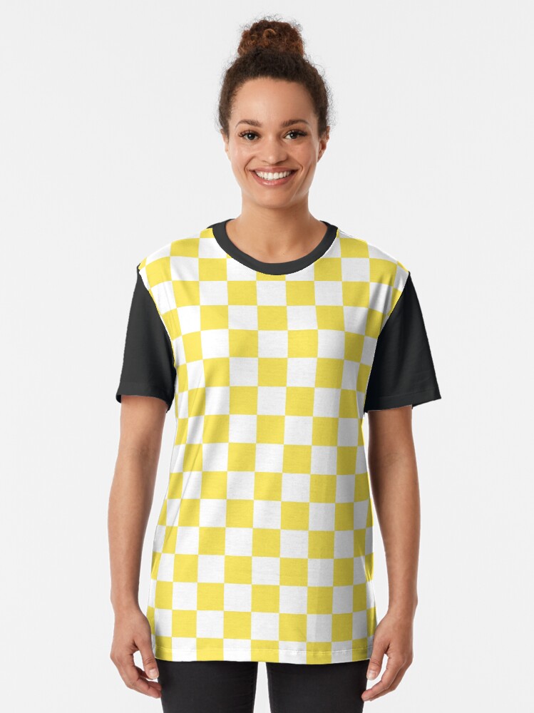 vans yellow checkered shirt