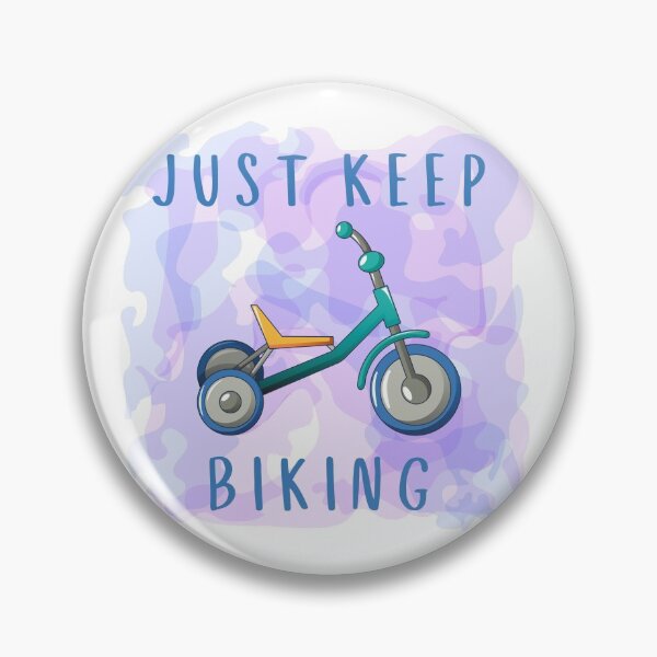 Item preview, Just Keep Biking Purple Tricycle designed and sold by rodriguez174.