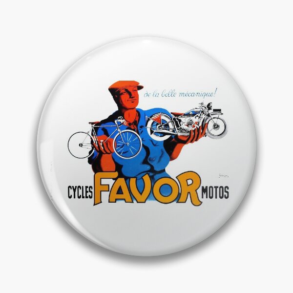 Item preview, Cycles Favor Motors Vintage French Advertisement designed and sold by OldschoolTs.