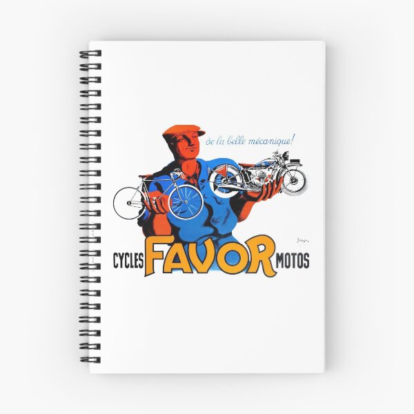 Item preview, Cycles Favor Motors Vintage French Advertisement designed and sold by OldschoolTs.