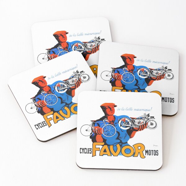 Item preview, Cycles Favor Motors Vintage French Advertisement designed and sold by OldschoolTs.