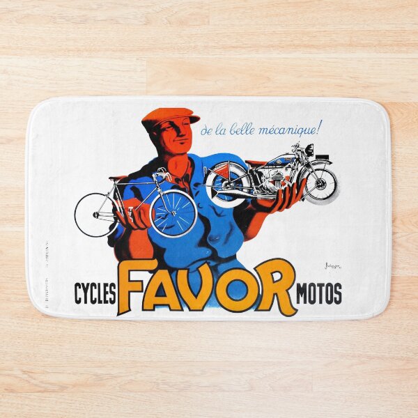 Item preview, Cycles Favor Motors Vintage French Advertisement designed and sold by OldschoolTs.
