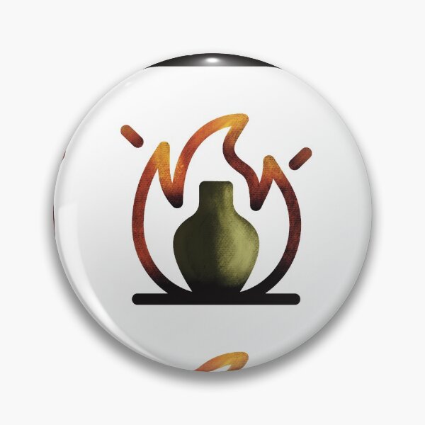 Item preview, Pot in fire designed and sold by purumArt.
