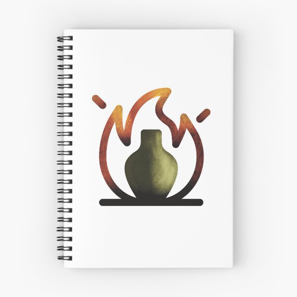 Item preview, Pot in fire designed and sold by purumArt.