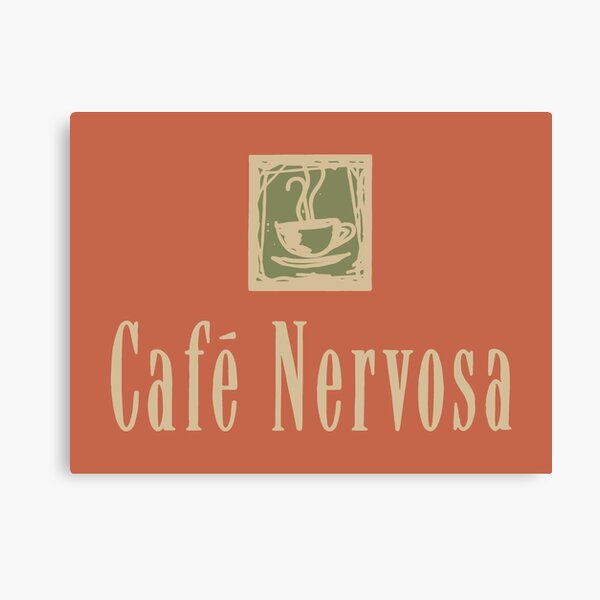 Item preview, Cafe Nervosa sign – Frasier, Seattle designed and sold by fandemonium.
