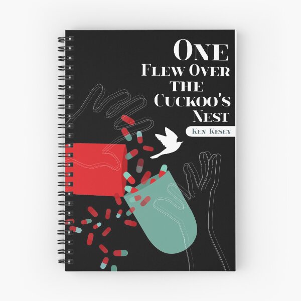 Item preview, One Flew Over The Cuckoo's Nest Fan Art Poster on Black designed and sold by XOOXOO.