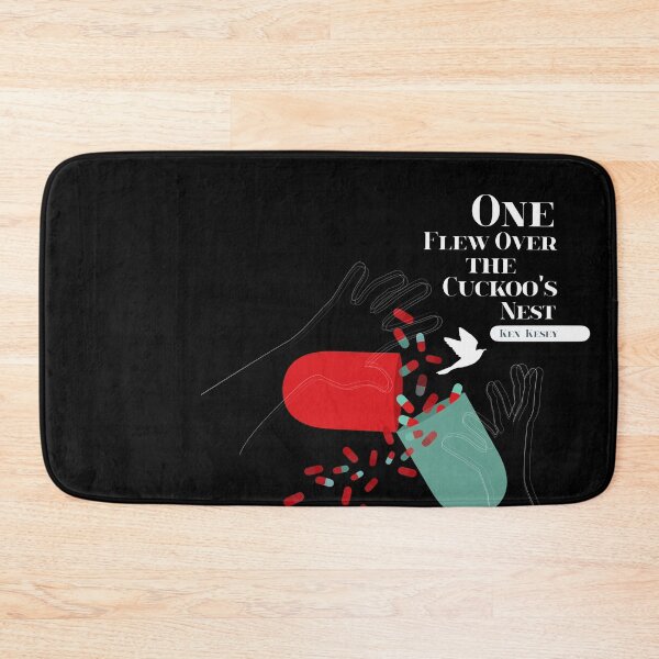 Item preview, One Flew Over The Cuckoo's Nest Fan Art Poster on Black designed and sold by XOOXOO.