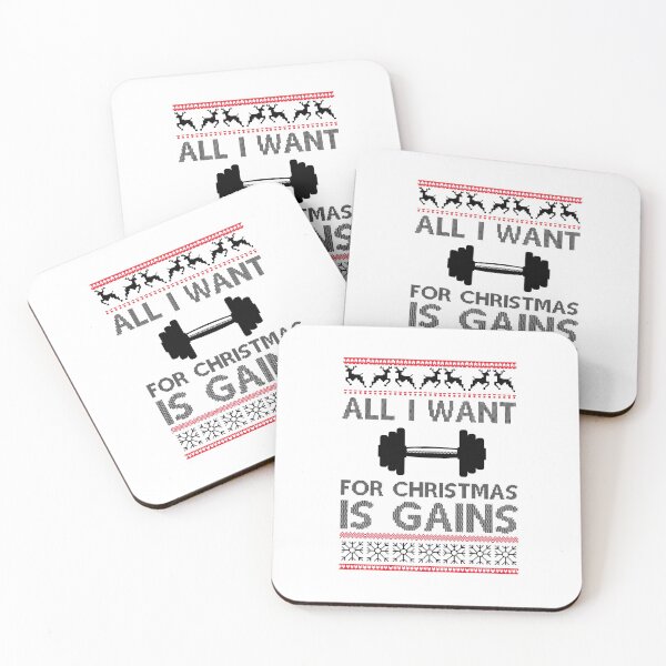 Item preview, All I Want For Christmas Is Gains designed and sold by GoldenDov.