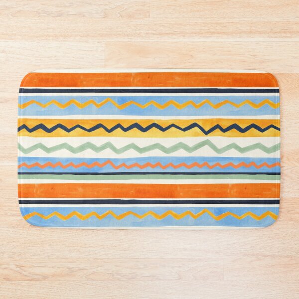 Item preview, Gouache Stripe & Ricrac Pattern designed and sold by TigaTiga.