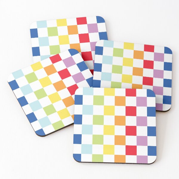 Item preview, Rainbow Checkered Pattern designed and sold by aangieeee.