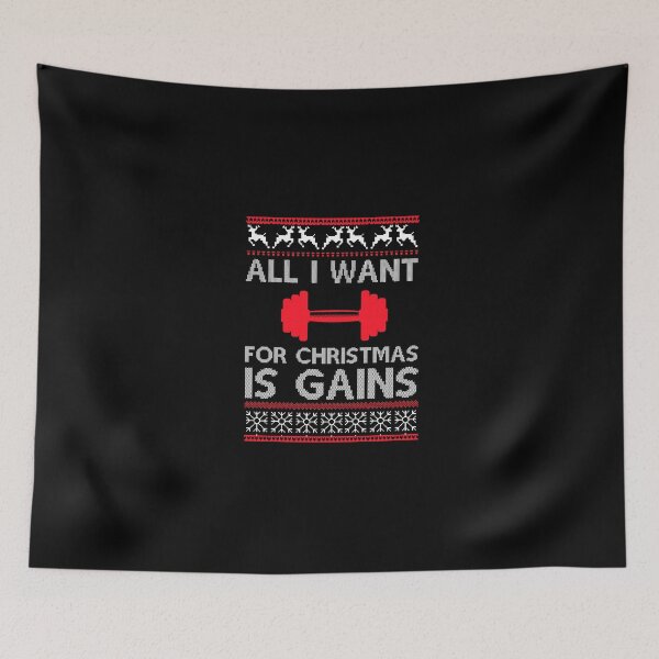 Item preview, All I Want For Christmas Is Gains designed and sold by GoldenDov.