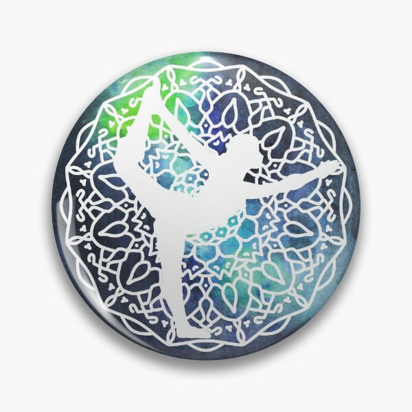 Item preview, Yoga Dancer Pose on Mandala designed and sold by foxcreative.