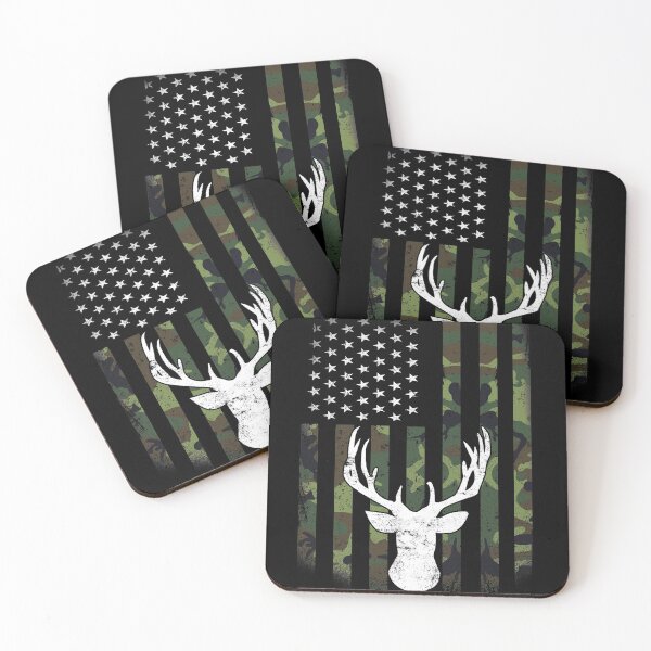 Item preview, Deer Hunting American Camouflage US Flag,gift for hunting lovers designed and sold by Space Art.