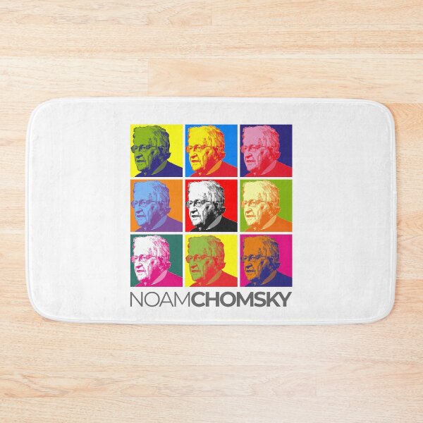 Item preview, Noam Chomsky pop-art poster portrait designed and sold by CMYKStudio.