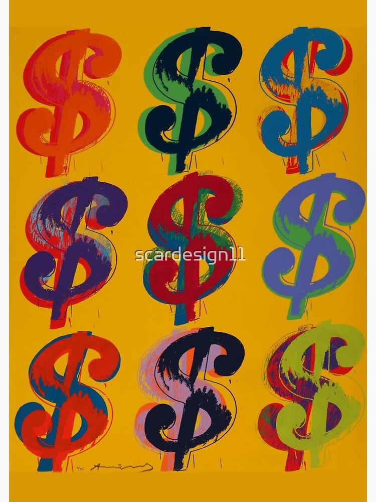 Warhol Dollar Sign by scardesign11