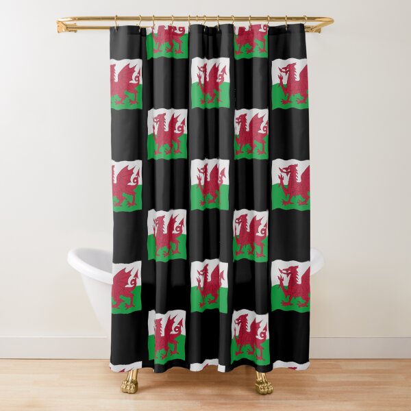 Christmas Flag popular Shower Curtain