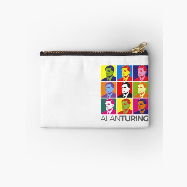 Item preview, Alan Turing pop-art portrait poster designed and sold by CMYKStudio.