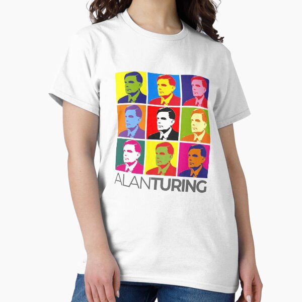 Alan Turing pop-art portrait poster Classic T-Shirt