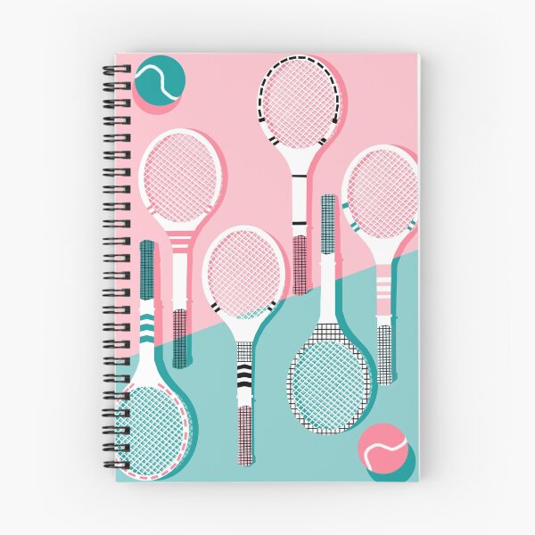 Item preview, Got Served - tennis country club sports athlete retro throwback memphis 1980s style neon palm spring designed and sold by wackadesigns.