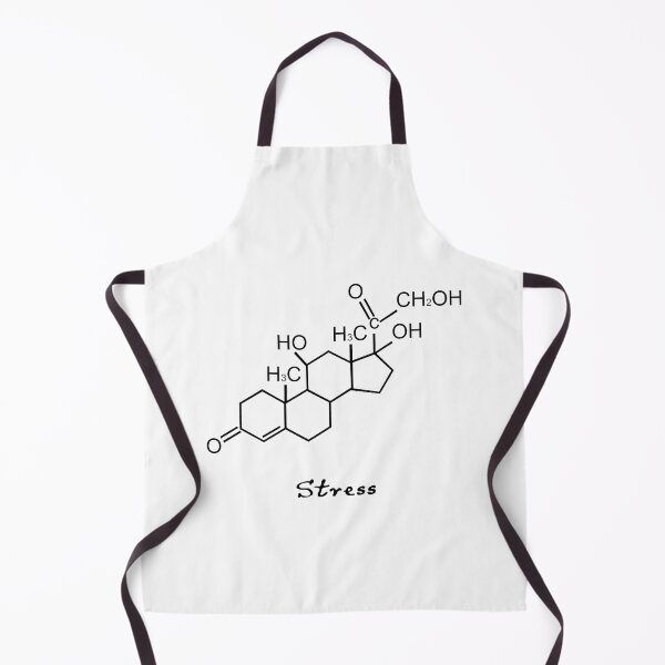 Item preview, Stress Molecule Greyscale Quote Art Design Inspira designed and sold by vividpixelusa.