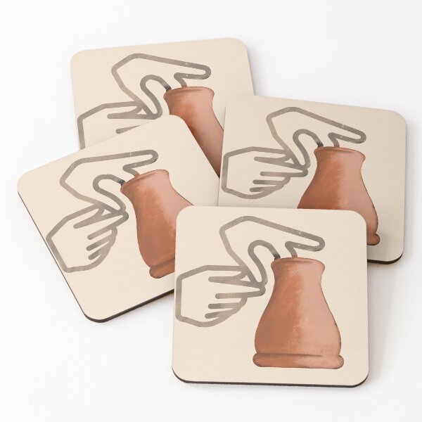 Item preview, throwing a pot with hands designed and sold by purumArt.