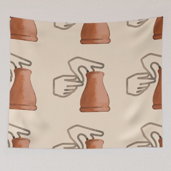 Item preview, throwing a pot with hands designed and sold by purumArt.