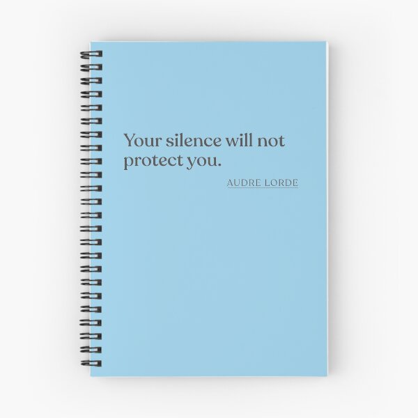 Item preview, Audre Lorde - Your silence will not protect you. designed and sold by BookQuoteMerch.