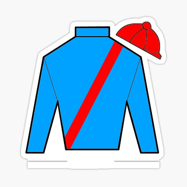 "Jockey Silk Sticker" Sticker by SilkOnDemand Redbubble