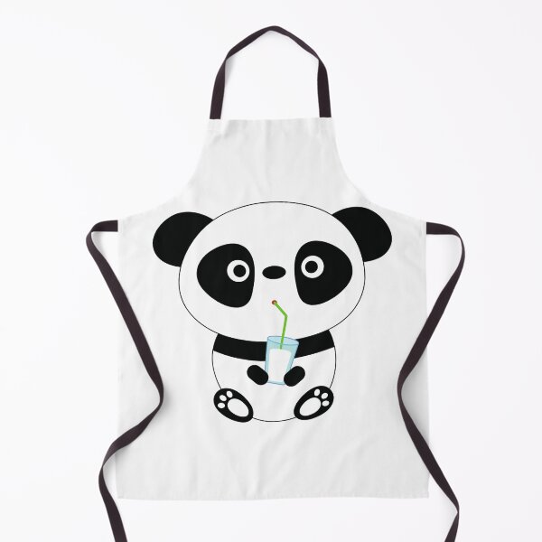 Item preview, adorable panda baby drinking milk cute animal wildlife bear designed and sold by treasure-crafts.